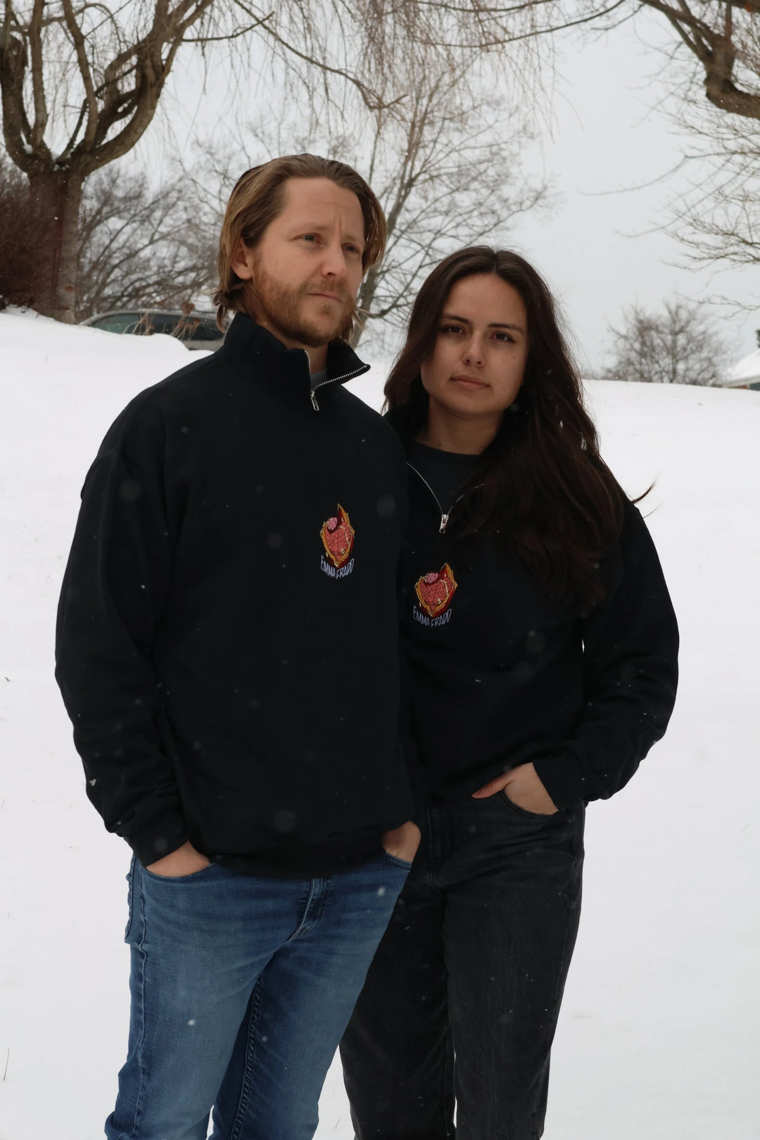 Emma Fradd 'Brain In Amber' Quarter Zip