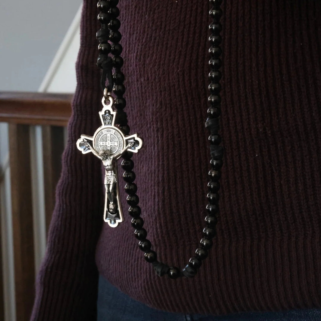 The St. Benedict Cross: What It Means and Why It's on Our Rosaries