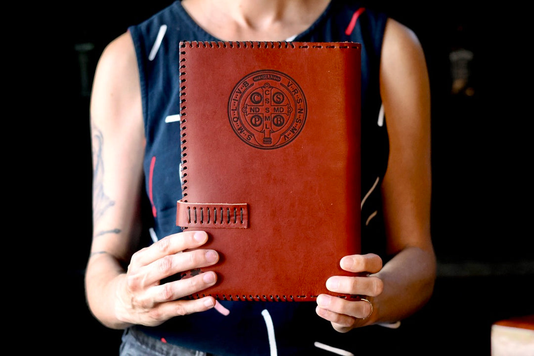 Benedict Medal Bible Cover