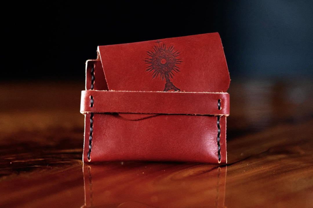 Monstrance Premium Rosary Pouch