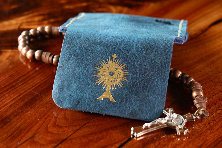 Monstrance Premium Rosary Pouch