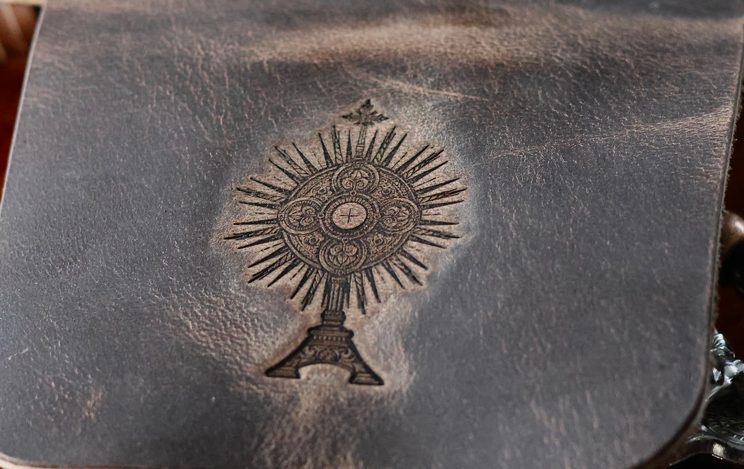 Monstrance Premium Rosary Pouch