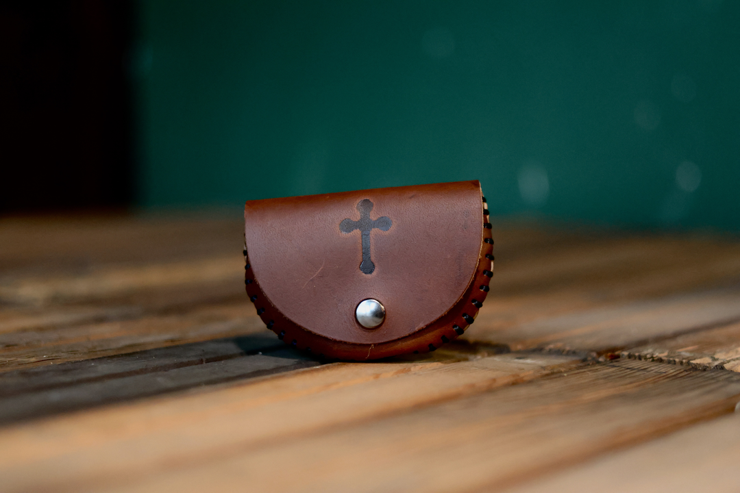 Round Rosary Pouch