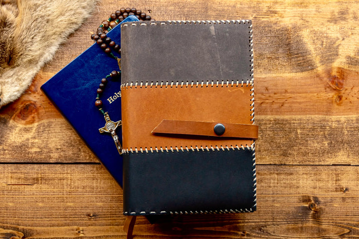 Great Adventure Bible + Trinity (Three Kings) Leather Bible Cover