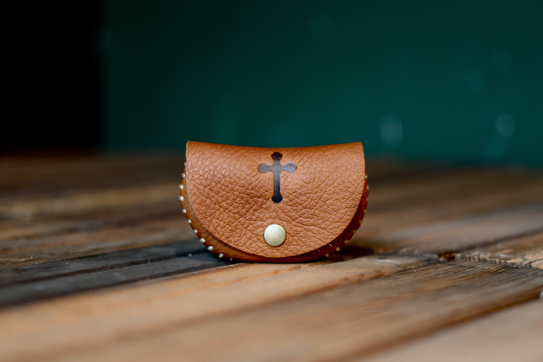 Round Rosary Pouch