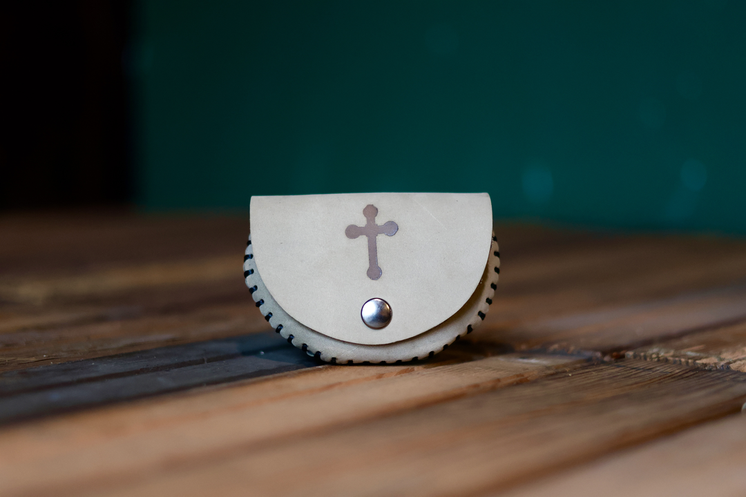 Round Rosary Pouch