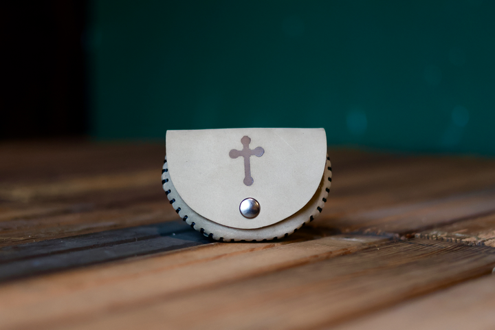 Round Rosary Pouch