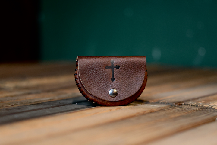 Round Rosary Pouch