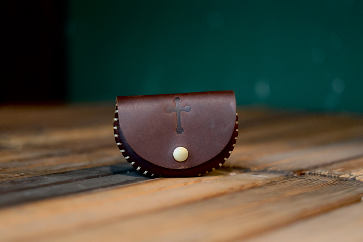 Round Rosary Pouch